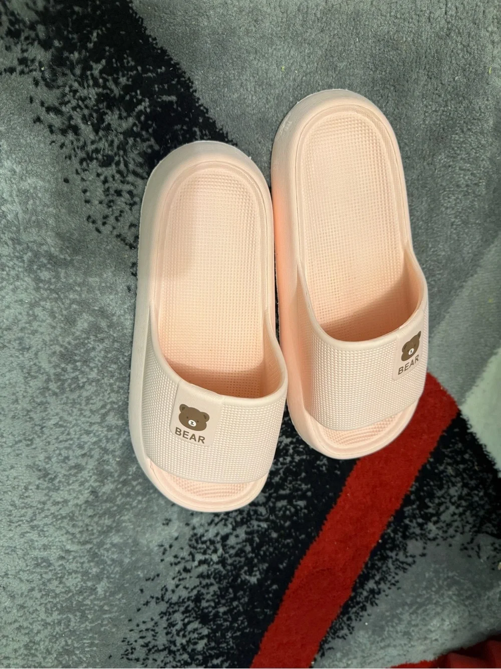 Kids' Pink Slip-On Comfort Slides